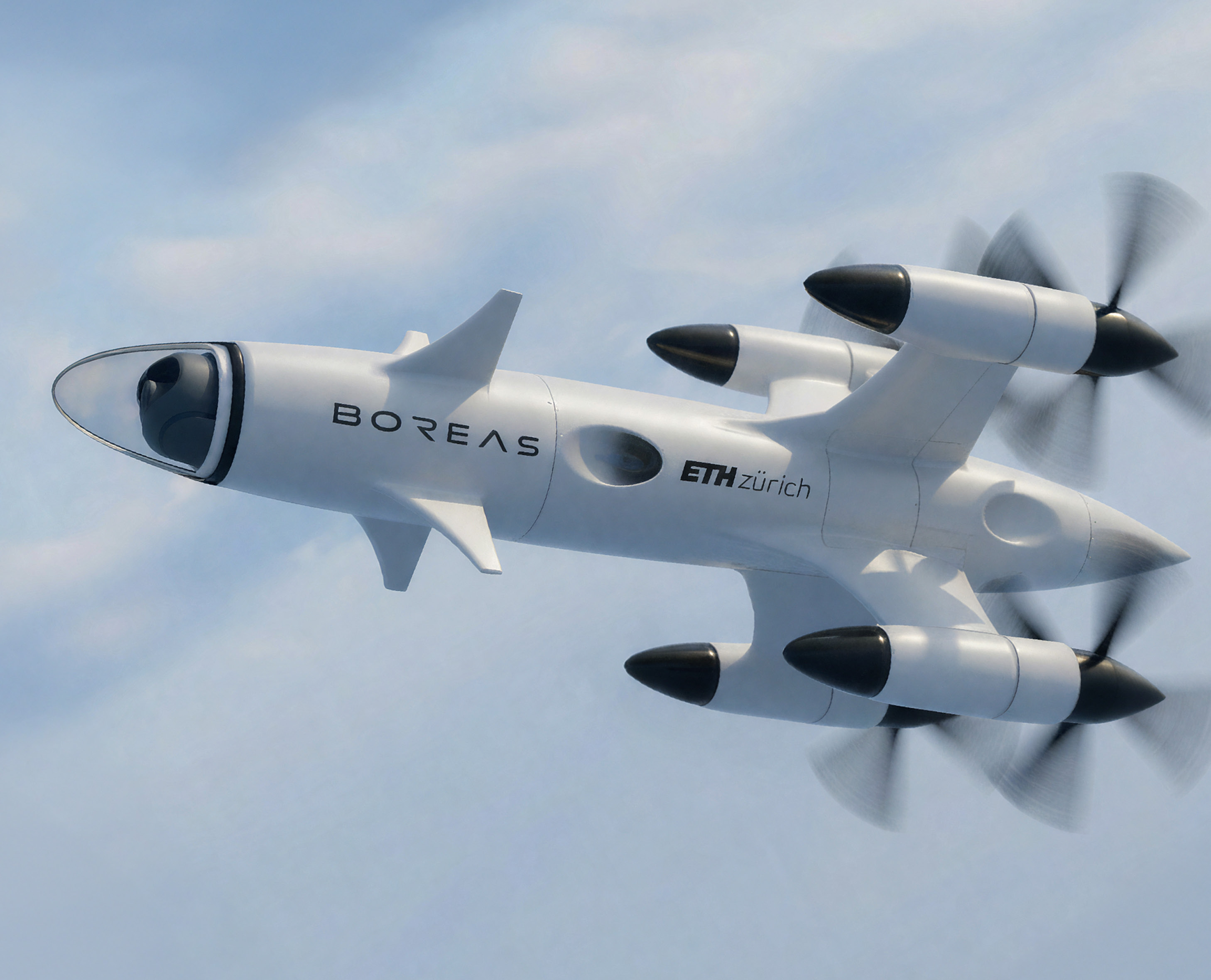 BOREAS autonomous interceptor drone rendering